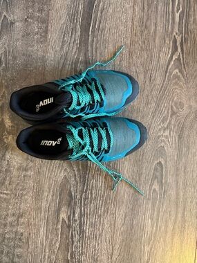 Inov-8 Teal and Black Outdoor Trail Shoes
